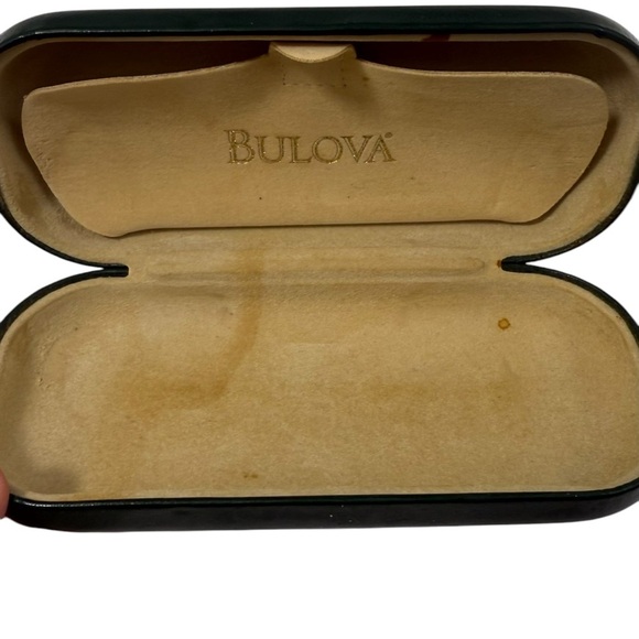 Bulova platinum majora 48 19 140 yellow gold made in Italy prescription frame - Picture 11 of 11